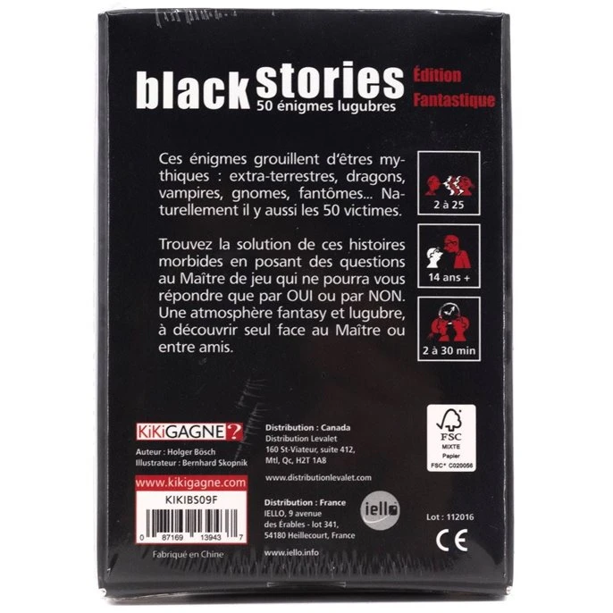 Iello Black Stories : Fantastique 2 Iello Black Stories : Fantastique – Image 2