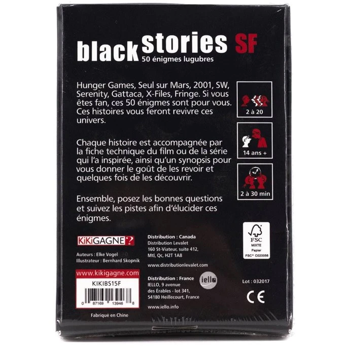 Iello Black Stories - Science Fiction 2 Iello Black Stories - Science Fiction – Image 2