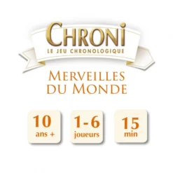 Chroni : Merveilles Du Monde 18 Chroni : Merveilles Du Monde -Jeux De Cartes Pour Enfants chroni merveilles du monde 7