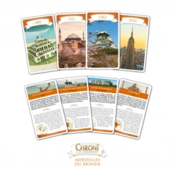 Chroni : Merveilles Du Monde 20 Chroni : Merveilles Du Monde -Jeux De Cartes Pour Enfants chroni merveilles du monde 9