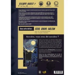 Iello Escape Quest 3 : Seul Dans Salem -Jeux De Cartes Pour Enfants escape quest 3 seul dans salem 2