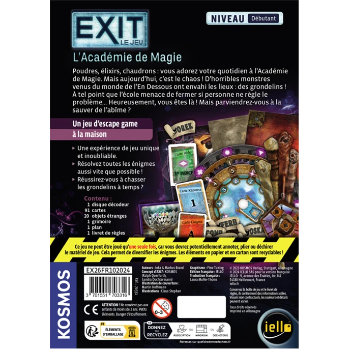 Iello Exit : L'Académie De Magie 4 Iello Exit : L'Académie De Magie – Image 4