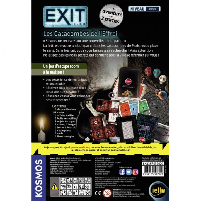 Iello Exit : Les Catacombes De L'Effroi 2 Iello Exit : Les Catacombes De L'Effroi – Image 2