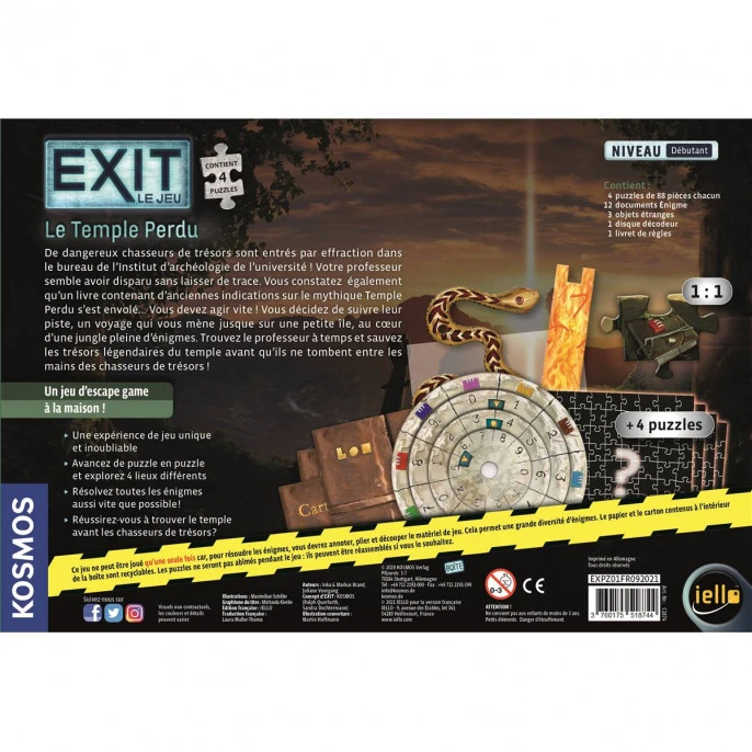 GIGAMIC Exit Puzzle : Le Temple Perdu 3 GIGAMIC Exit Puzzle : Le Temple Perdu â Image 3