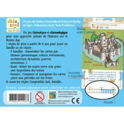 Histodingo : Moyen-Âge -Jeux De Cartes Pour Enfants histodingo moyen age 2