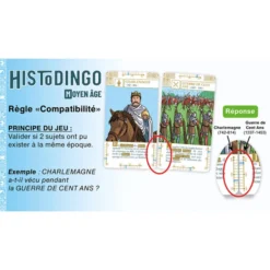 Histodingo : Moyen-Âge -Jeux De Cartes Pour Enfants histodingo moyen age 4