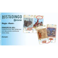 Histodingo : Moyen-Âge -Jeux De Cartes Pour Enfants histodingo moyen age 5