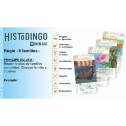 Histodingo : Moyen-Âge -Jeux De Cartes Pour Enfants histodingo moyen age 7