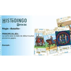 Histodingo : Moyen-Âge -Jeux De Cartes Pour Enfants histodingo moyen age 9