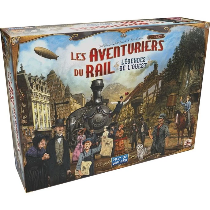 Iello Les Aventuriers Du Rail Legacy : Légendes De L'Ouest 1 Iello Les Aventuriers Du Rail Legacy : Légendes De L'Ouest