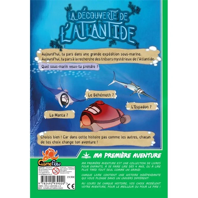 Ma Première Aventure : La Découverte De L'Atlantide 3 Ma Première Aventure : La Découverte De L'Atlantide – Image 3