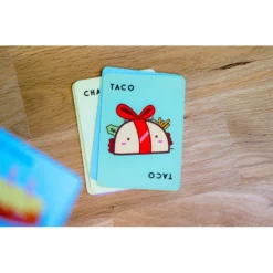 Taco Chapeau Gâteau Cadeau Pizza -Jeux De Cartes Pour Enfants taco chat version anniversaire 3