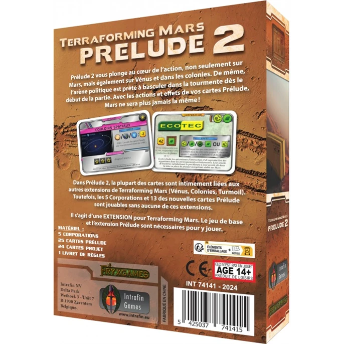 Iello Terraforming Mars : Prélude 2 2 Iello Terraforming Mars : Prélude 2 – Image 2